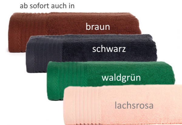 Preview: CLASSIC Duschtuch 70x140 mit Namen/ Motiv bestickt